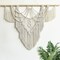 Large Macramé Wall Hanging – Handmade Boho Woven Tapestry Art for Chic Home Décor, Perfect for Bedrooms, Living Rooms, Apartments, Dorms, or Galleries – 43" x 32" (Tassel-A)